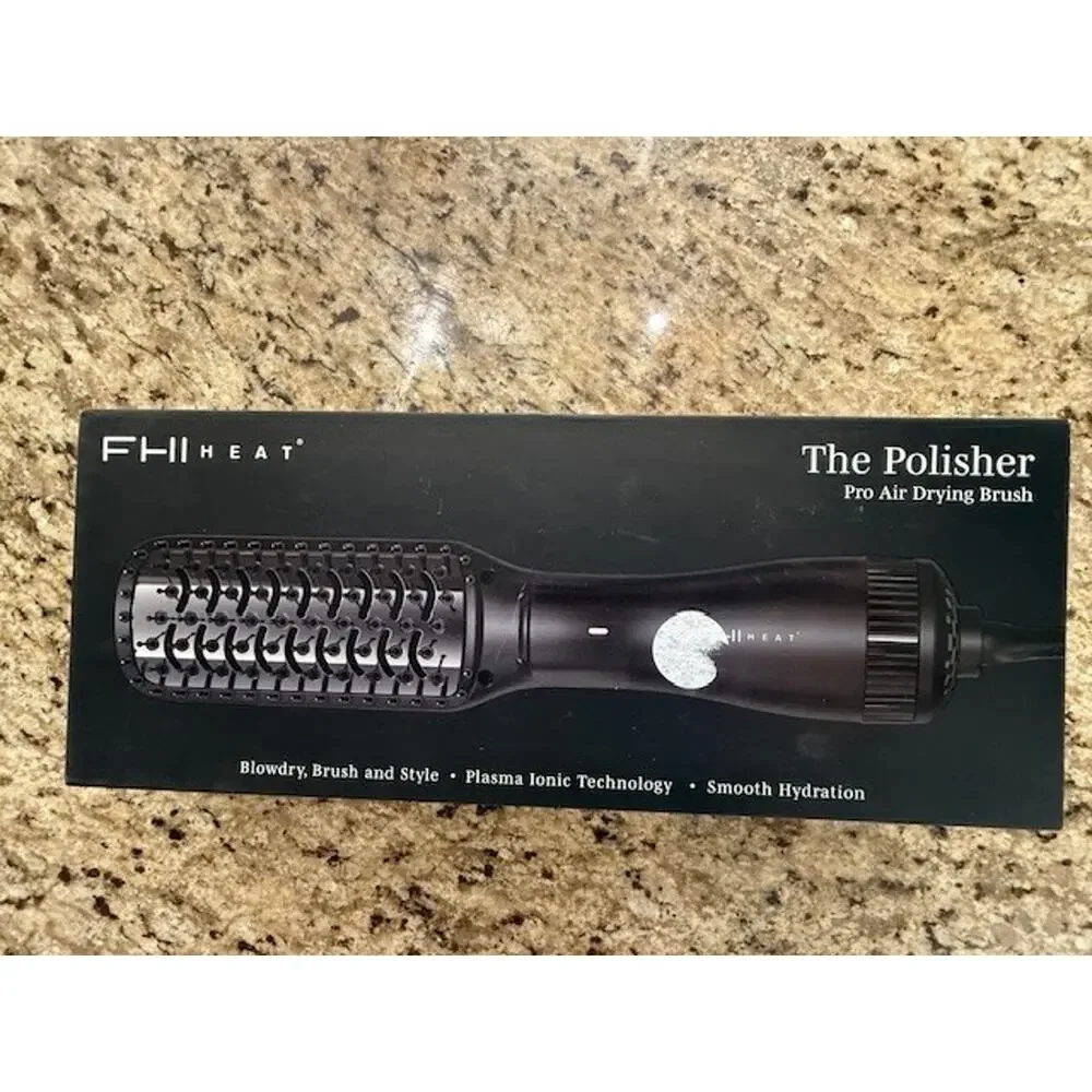 FHI Heat the Polisher Pro Air-Drying Brush Plasma Ionic Technology Smooth $160